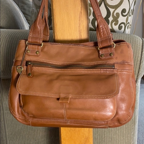 Fossil Handbags - 💕🗝Fossil tan leather vintage beautiful bag 🗝💕